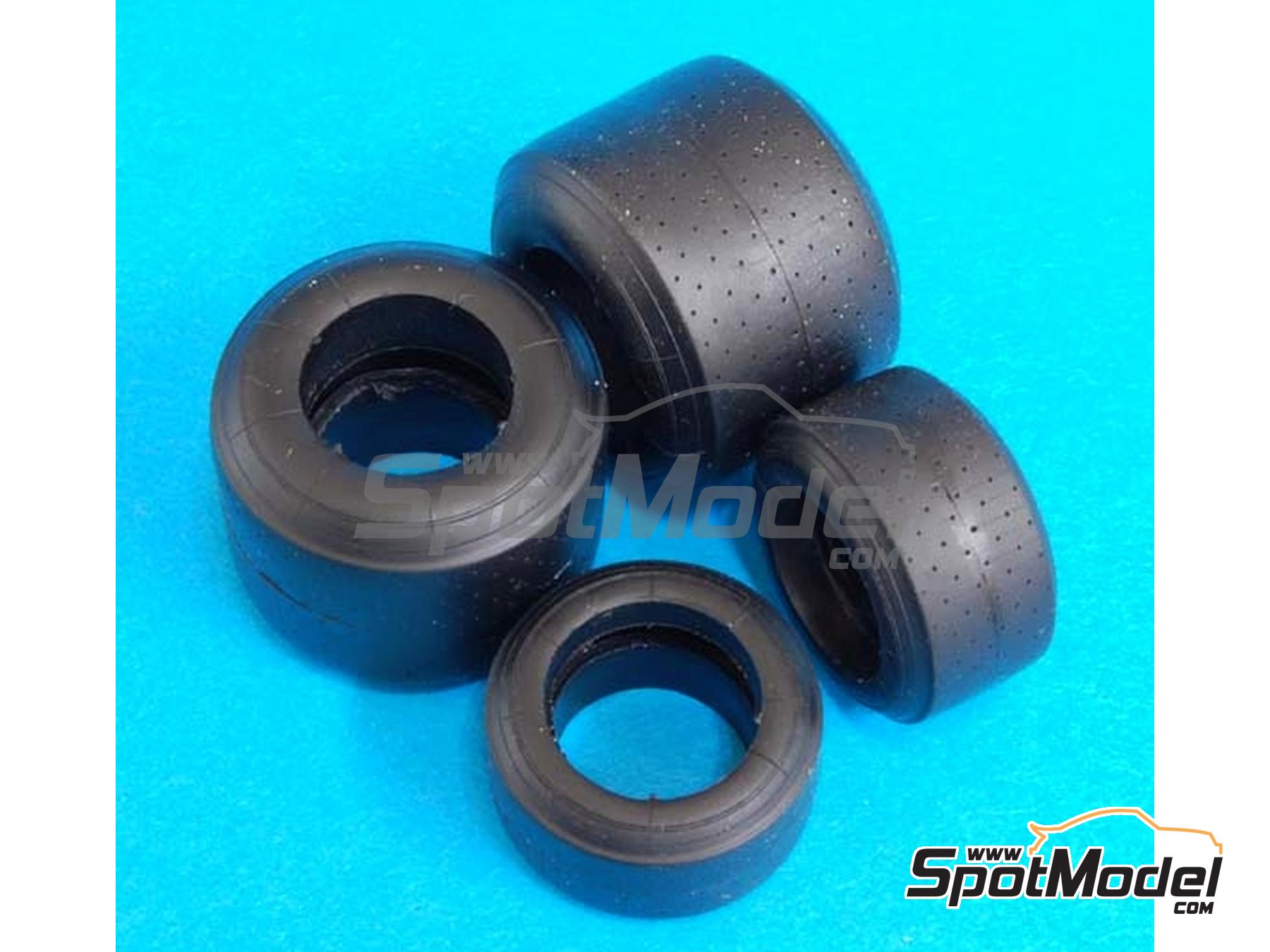 Model Factory Hiro P1044: Tyre set 1/20 scale - Ferrari 312 T4